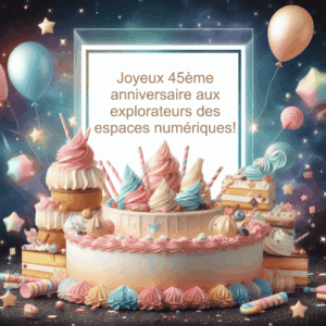 Image de gâteau créée par une IA...